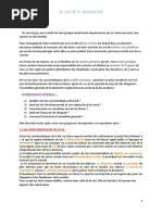 Dissertation Sur La Constitution de La SA Derniere Version