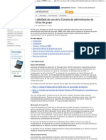 Usar La Consola de Administración de Directivas de Grupo (GPMC) en Un Entorno de Active Directory de Windows Server 2003