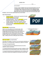 Plate Tectonic Movements WS