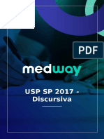 Prova de Residência Médica - Acesso Direto - USP SP 2017 - Discursiva