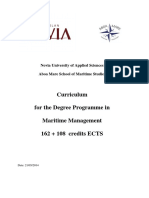 Curruiculum Maritime Management, Captain 14