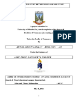 A Comparative Study Between Bse and Nse Stock Kunal