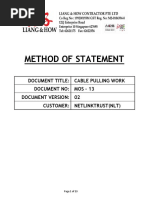 NLT (LH) Method of Statement (MOS)