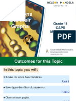 Grade 11 Mathematics Functions and Their Graphs