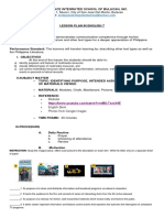 LP English 7 - Purpose and Features - Lesson3 - 1ST Quarter