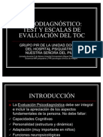 Test y Escalas de Evaluación Del Toc