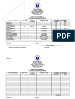 BE Form 5 RECORD OF DONATIONS RECEIVED