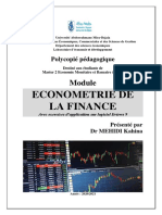 Cours - MEHIDI Kahina - Econométrie de La Finance