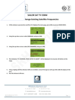 SAT TV S90W Change Satellite Frequencies