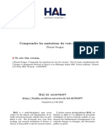 Comprendre Les Mutation Du Vote Des Ouvriers