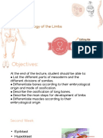 L1. Embryology of The Limbs