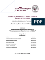 Desarrollo de Propuesta - Sistema de Control de Torneos de Fútbol