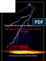 Exposition de Ce Que Les Jahmiyya Ont Nie (Imam Ahmad Ibn Hanbal)