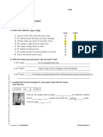 UNIT 03 TV Activity Worksheets