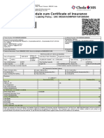 Policy Schedule Cum Certificate of Insurance: Motor Two Wheeler Liability Policy - UIN: IRDAN123RP0011V01200203