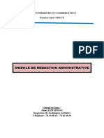 Rédaction Administrative GRH CE