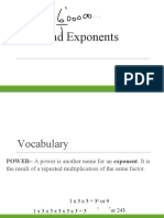 L1 Exponent Rules