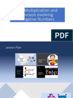 2.3 Negative Numbers - Multiply and Divide