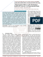 Effects of Waste Polypropylene Fibers On The Mechanical Behavior of Fiber Reinforced Concrete An Experimental Study