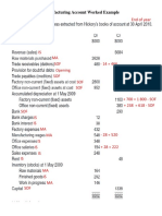 Manufacturing Account Worked Example Question 4