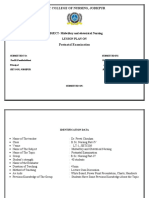 Lesson Plan On Postanatal Assessment