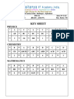 04-12-2022 - Jr.C-120 - Jee-Adv (2020-P1) - WTA-18 - Key & Sol's