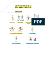 Fases y Ejercicios para Un Calentamiento General