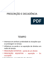 Prescrição e Decadência