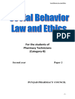 2nd Year Social Behavior Law and Ethics