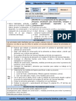 Marzo - 4to Grado Ciencias Naturales (2021-2022)