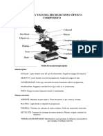 Manejo y Uso Del Microscopio Óptico Compuesto