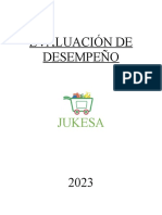 Instructivo para La Evaluación Del Desempeño