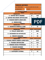 Treino de Carlos Antonio