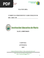 Plantilla Plan de Área