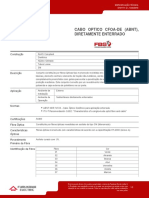 Cabo Optico Cfoa de Abnt Diretamente Enterrado