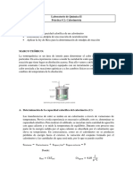 LAB QMA - 111 Práctica 2 Calorimetría