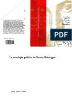 La Ontología Política de Martin Heidegger