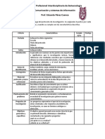 Lista de Cotejo, Protocolo Terminado