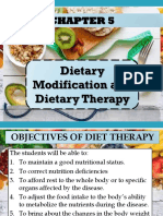 Chapter 5 Diet Modification & Diet Therapies