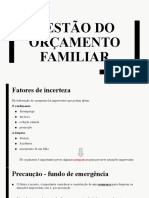 Gestão Do Orçamento Familiar