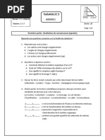 Devoir 3 Modele 1 SVT TC Semestre 1