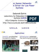 Wireless Sensor Networks: Application Driver For Low Power Systems