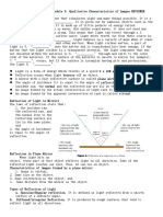 Science 10 Quarter 2 - Module 3: Qualitative Characteristics of Images (REVIEWER)