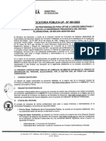 Convocatoria compulsaUP 001 2023