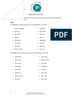 Prepositions of Place