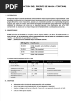 Informe Indice de Masa Corporal