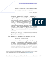 La Ensenanza de Lenguas Extranjeras Fuer