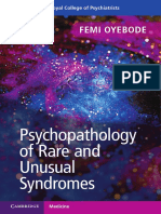 Psychopathology of Rare and Unusual Syndromes