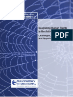 Integrating Human Rights in The Anti-Corruption Agenda: Challenges, Possibilities and Opportunities