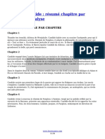 Voltaire Candide Resume Chapitre Par Chapitre Et Analyse